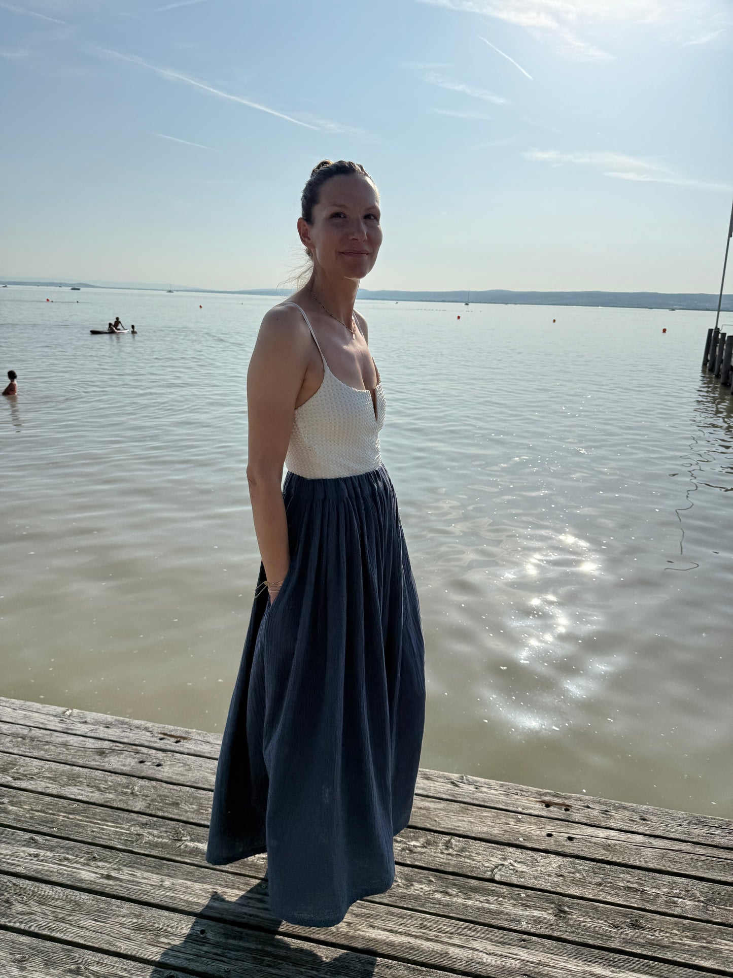 VIOLA Rock Musselin im Farbton Jeans