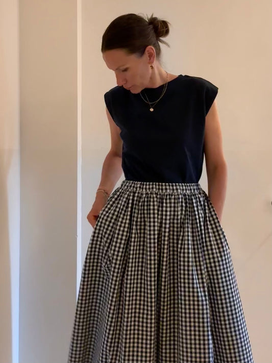 VIOLA Rock navy und FRIEDA Shirt navy