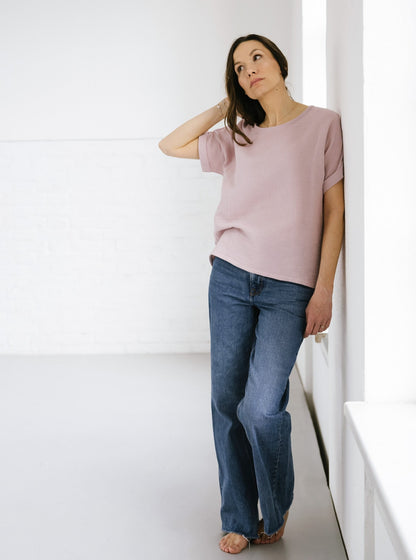Bluse NELE im Farbton Dusty Rose