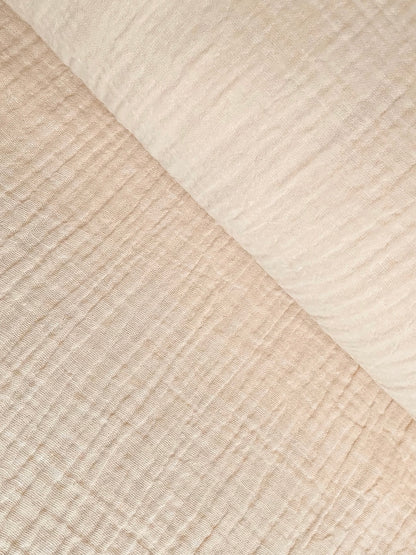 Cream - Musselin 100% Bio-Baumwolle