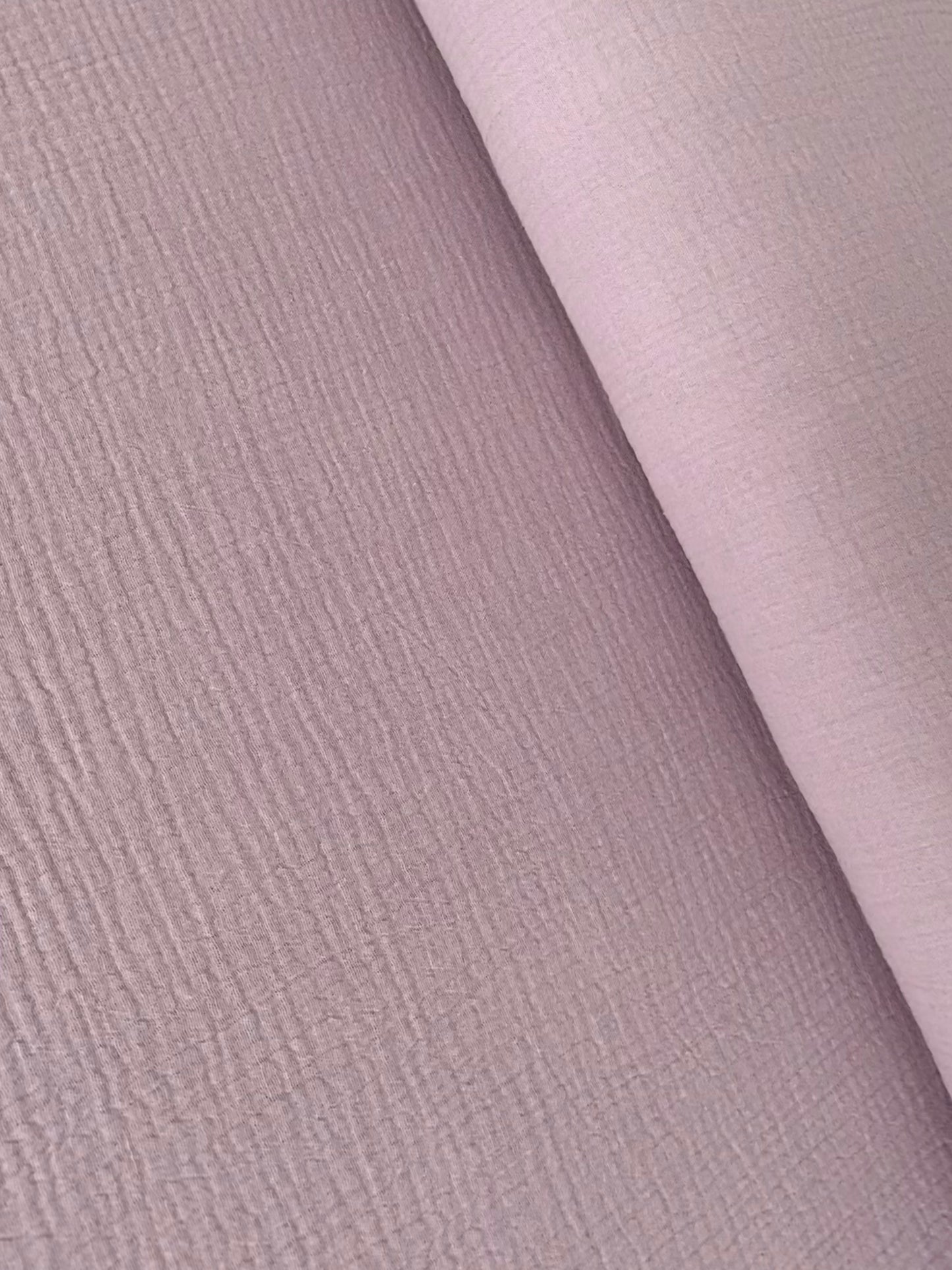 Dusty Rosé - Musselin 100% Bio-Baumwolle 