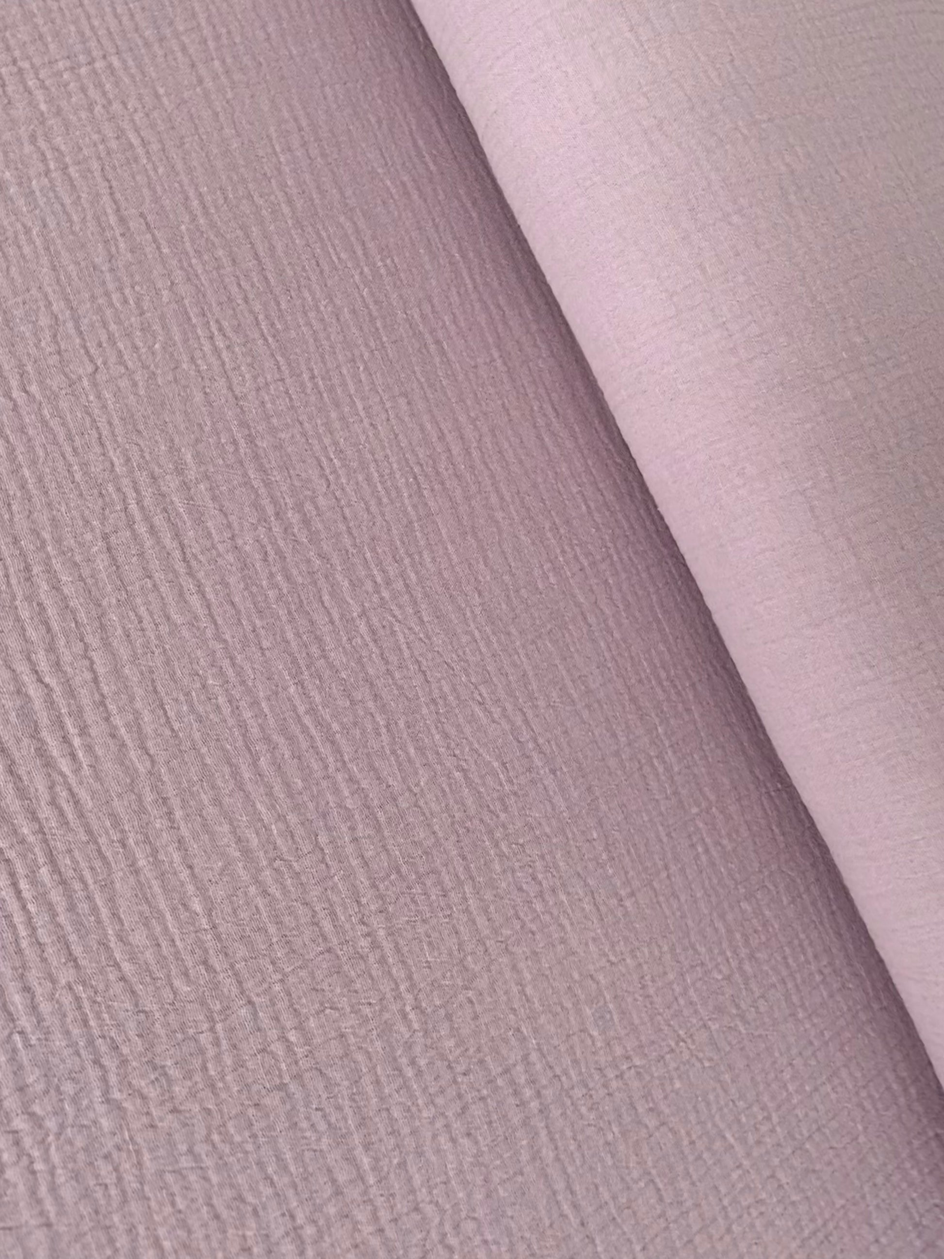 Dusty Rosé - Musselin 100% Bio-Baumwolle 