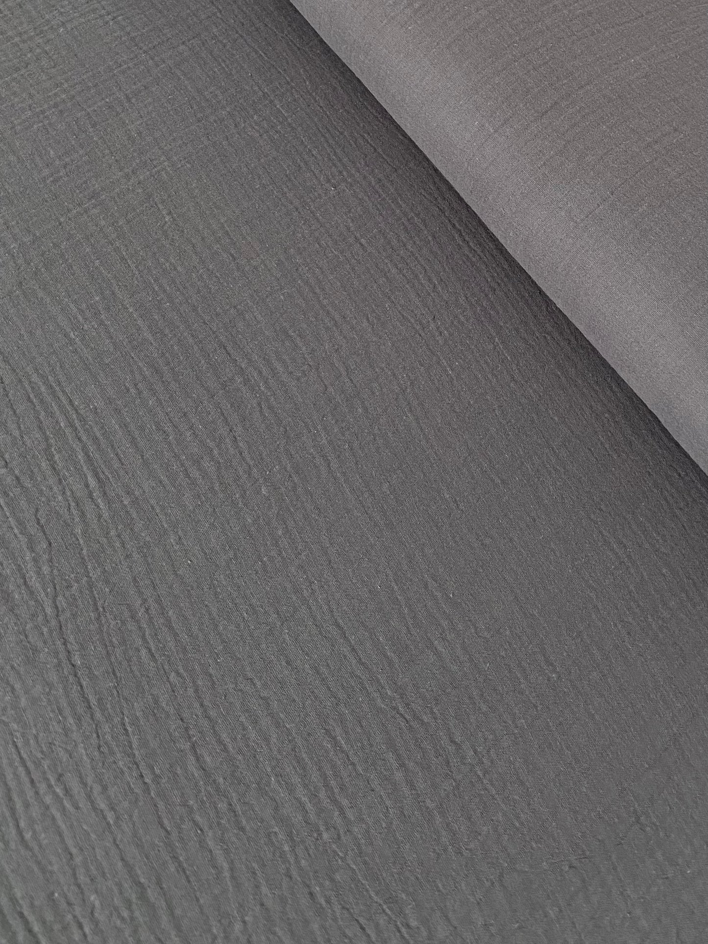 Graphite - Musselin 100% Bio-Baumwolle 