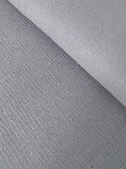 Grey - Musselin 100% Bio-Baumwolle 