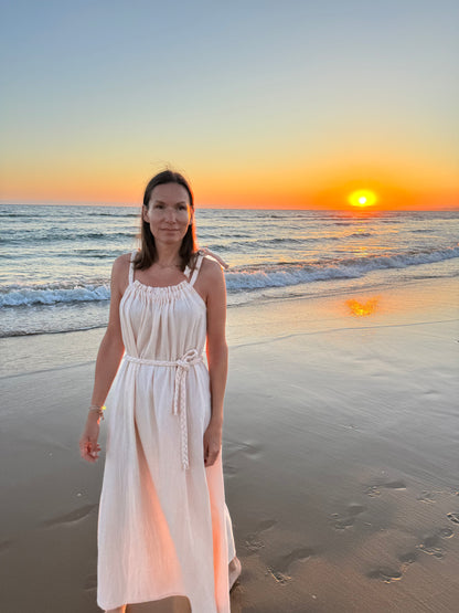 LILIA Kleid long Musselin