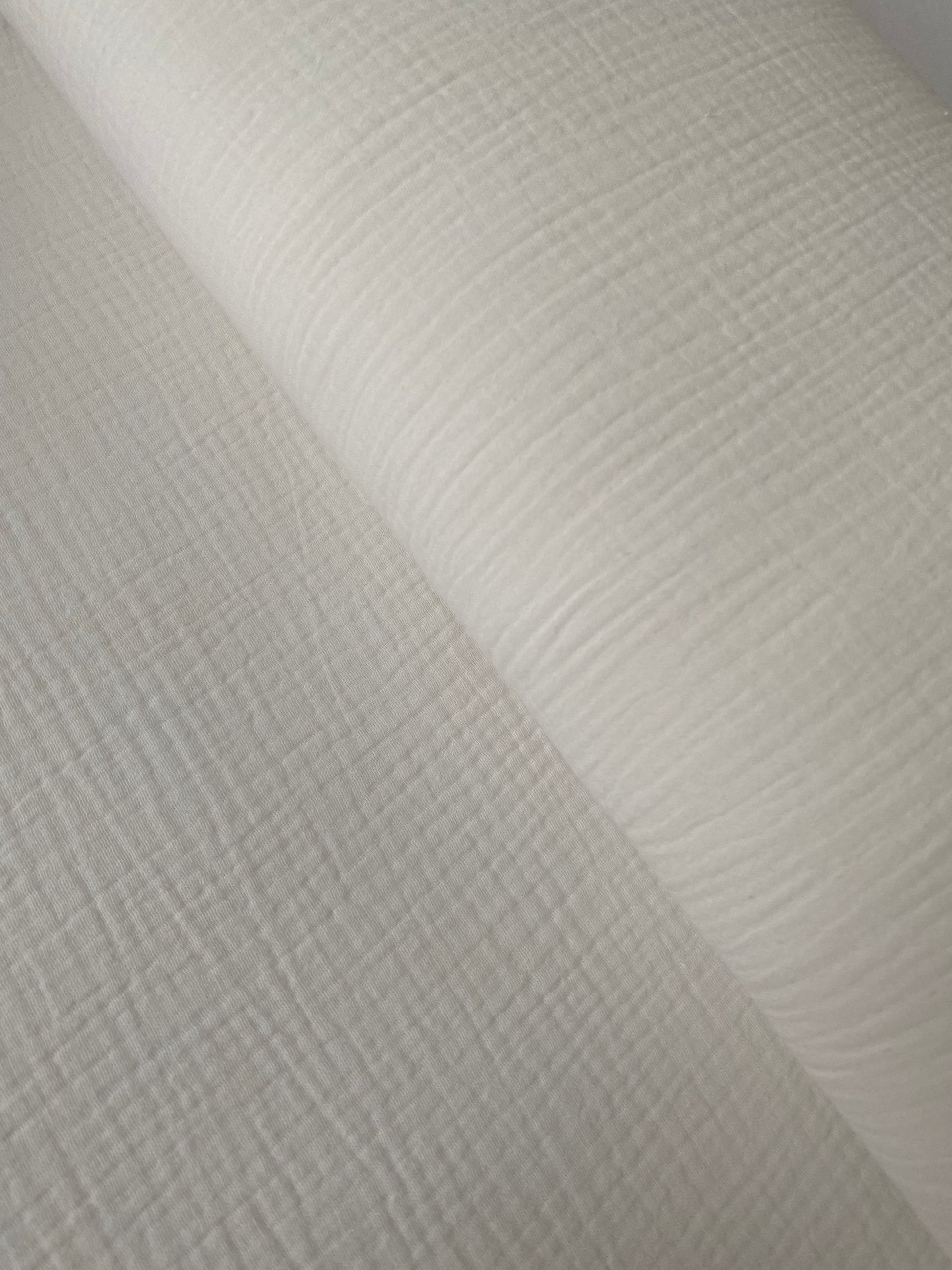 White - Musselin 100% Bio-Baumwolle 